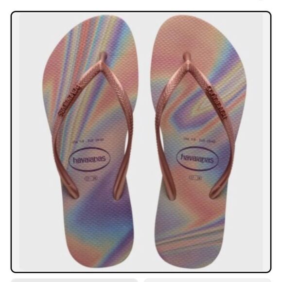 Havaianas Rainbow Flip Flops #16 - Picture 1 of 12